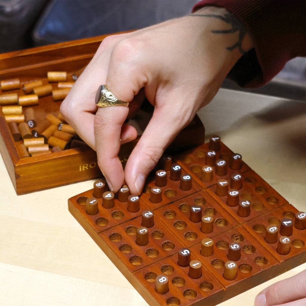 Wooden Sudoku Board Game