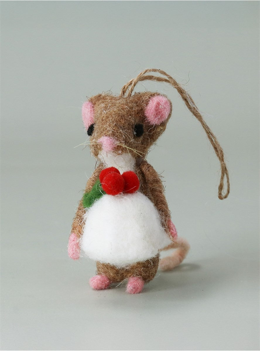 Hanging Decoration - Mice with Puddings