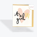 It Is a Girl Baby Card