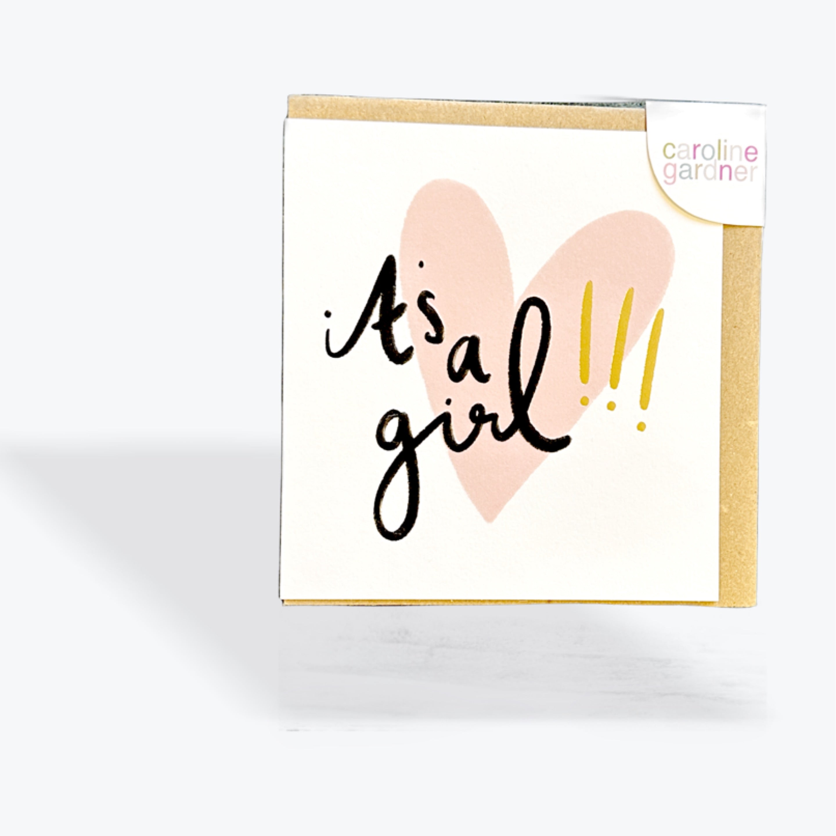It Is a Girl Baby Card