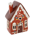 Village Pottery Gingerbread Tall House Tealight