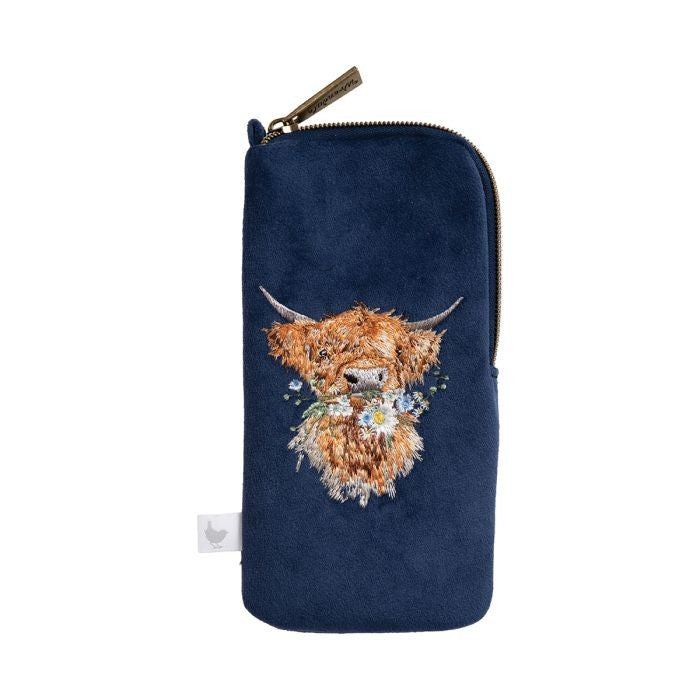 Glasses Pouch - Highland Cow (Wrendale)