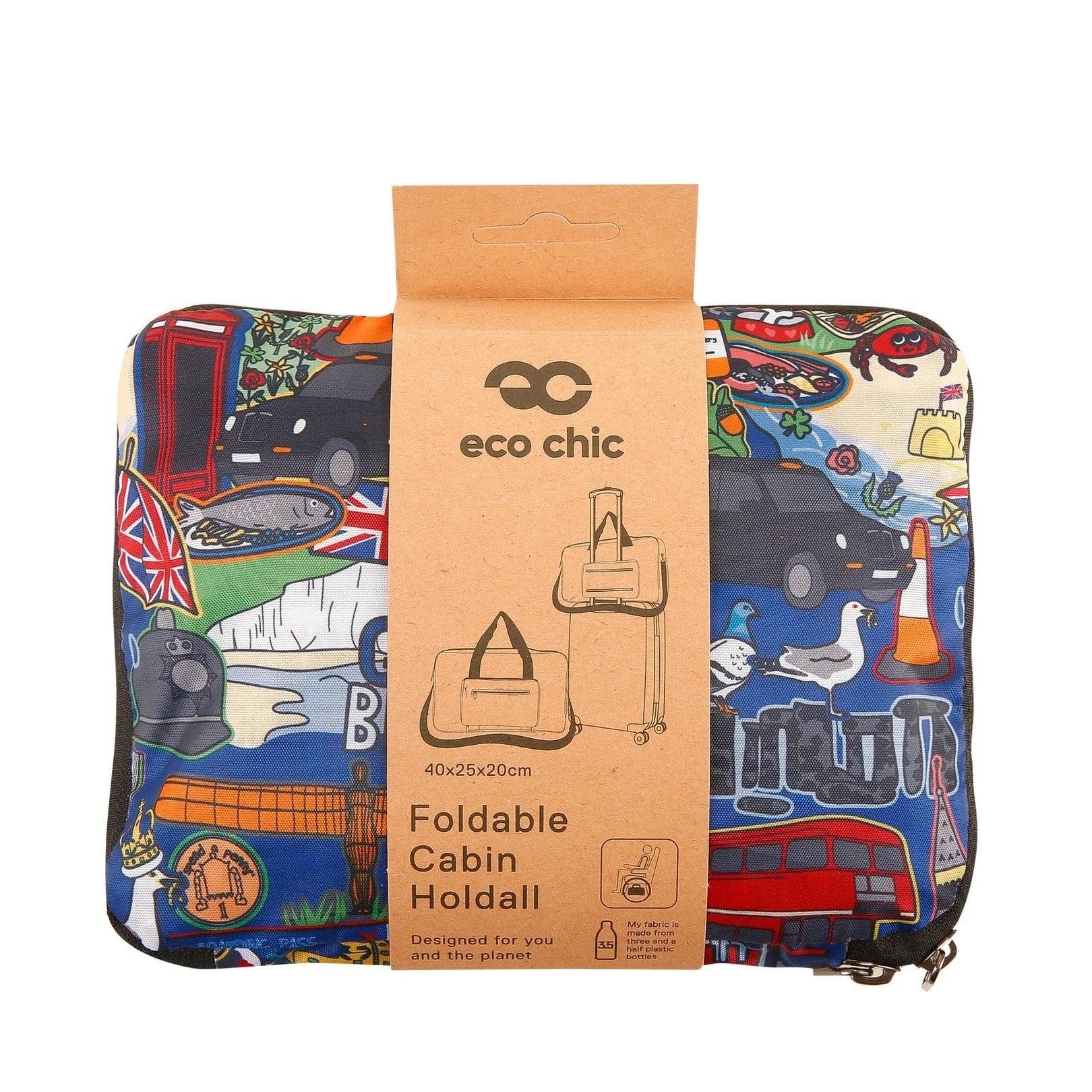 Recycled Cabin Holdall Bag Great Britain Navy