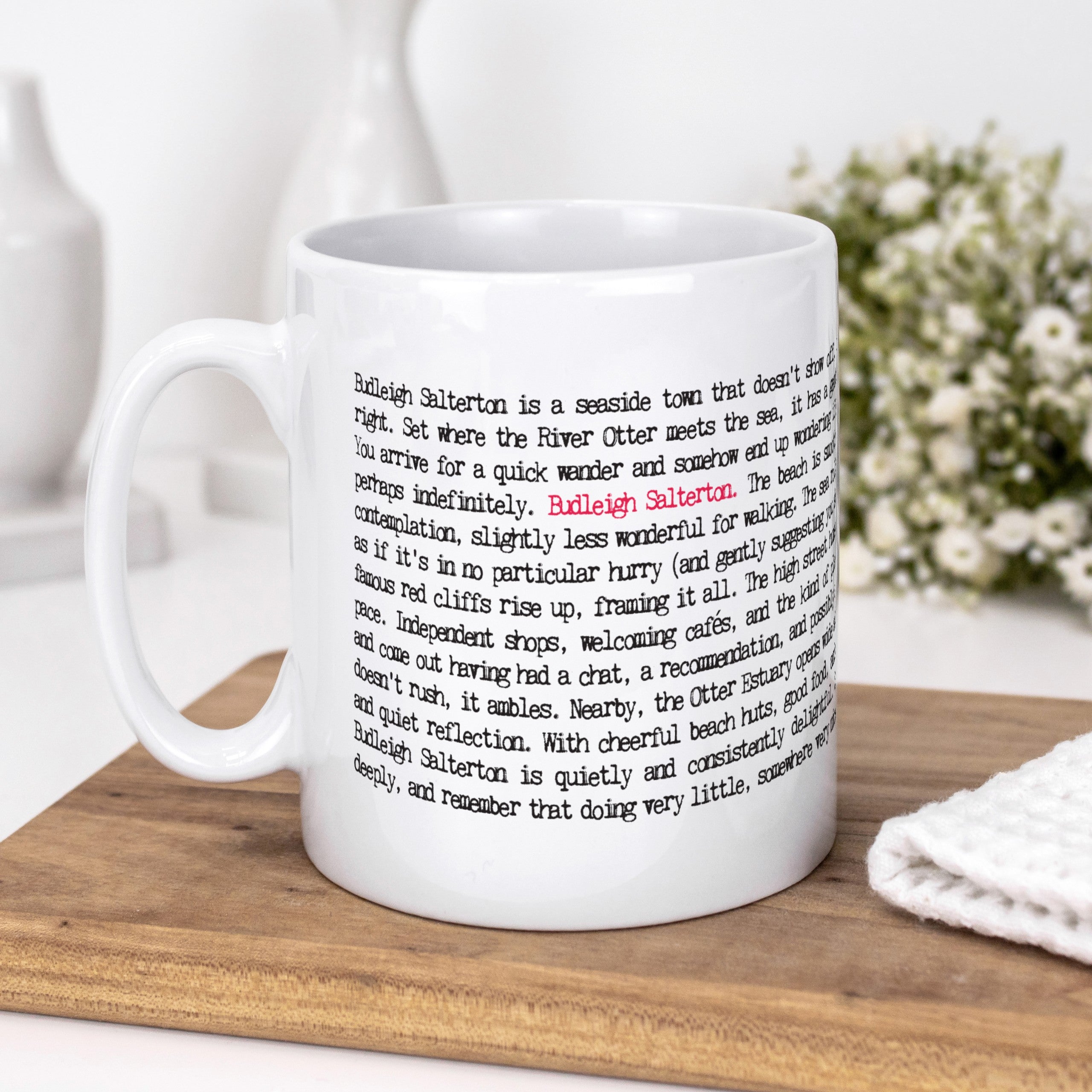 Budleigh Salterton - Wise  words mug