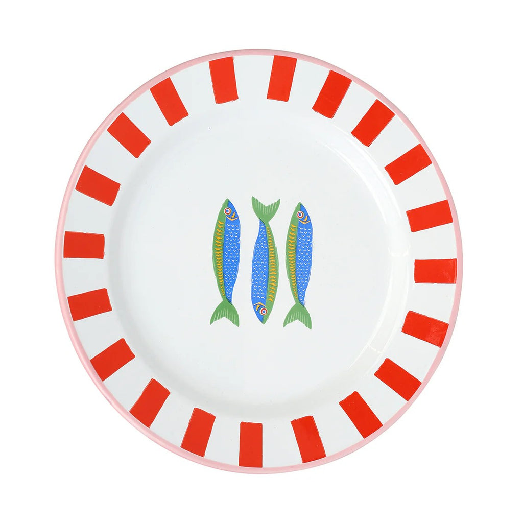 Fish Enamel Plate 20cm