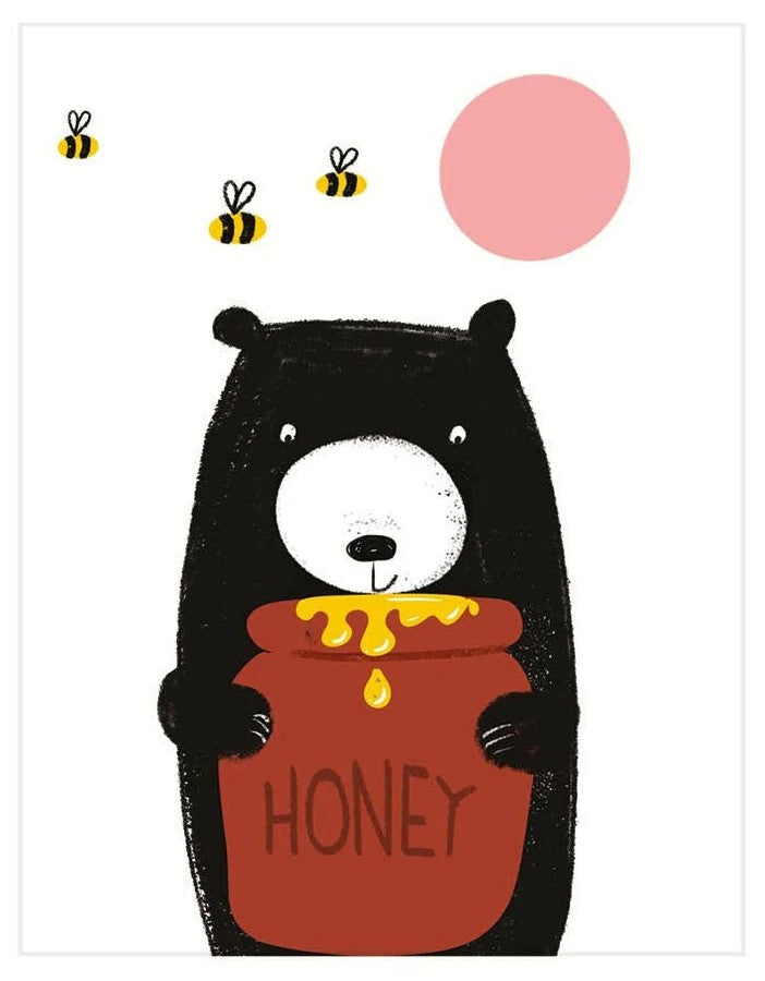 Bear & Honey Card