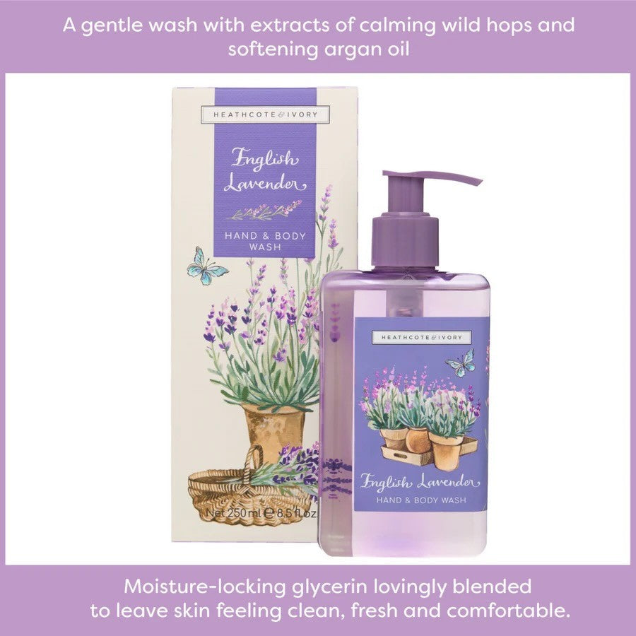 English Lavender Hand and Body Wash 250ml