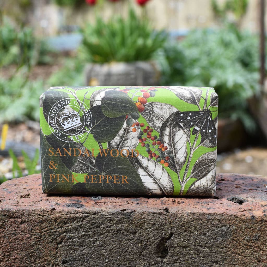 Kew Gardens Sandalwood and Pink Pepper Soap