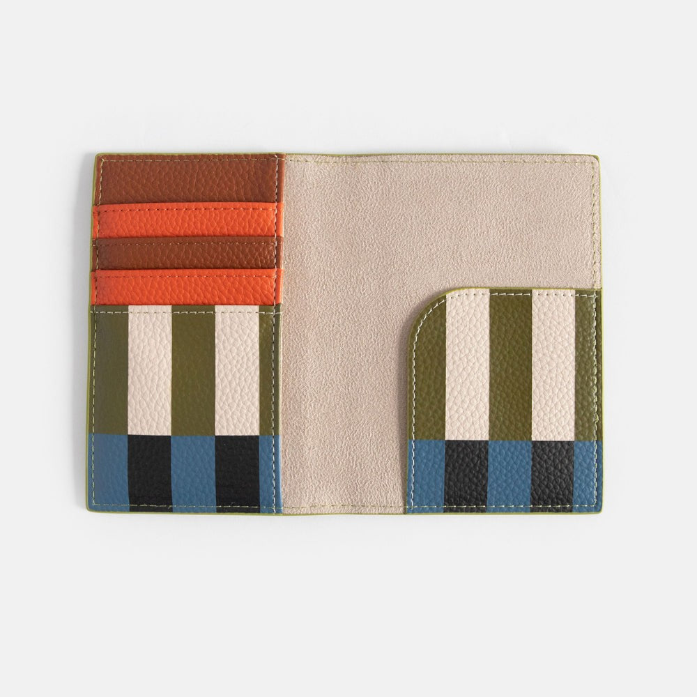 Moss Green Passport Holder - Caroline Gardner