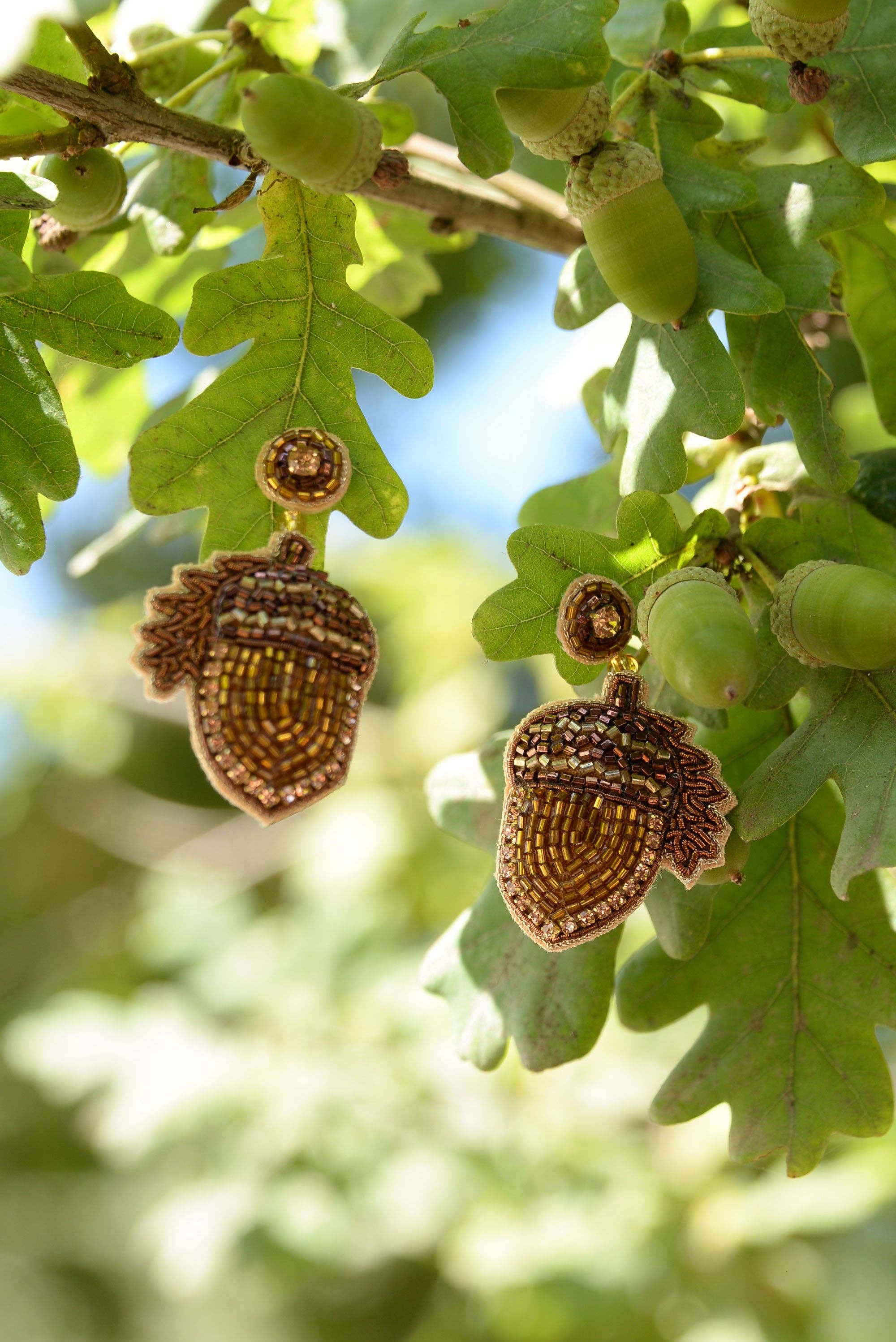 Acorn Beaded Drops