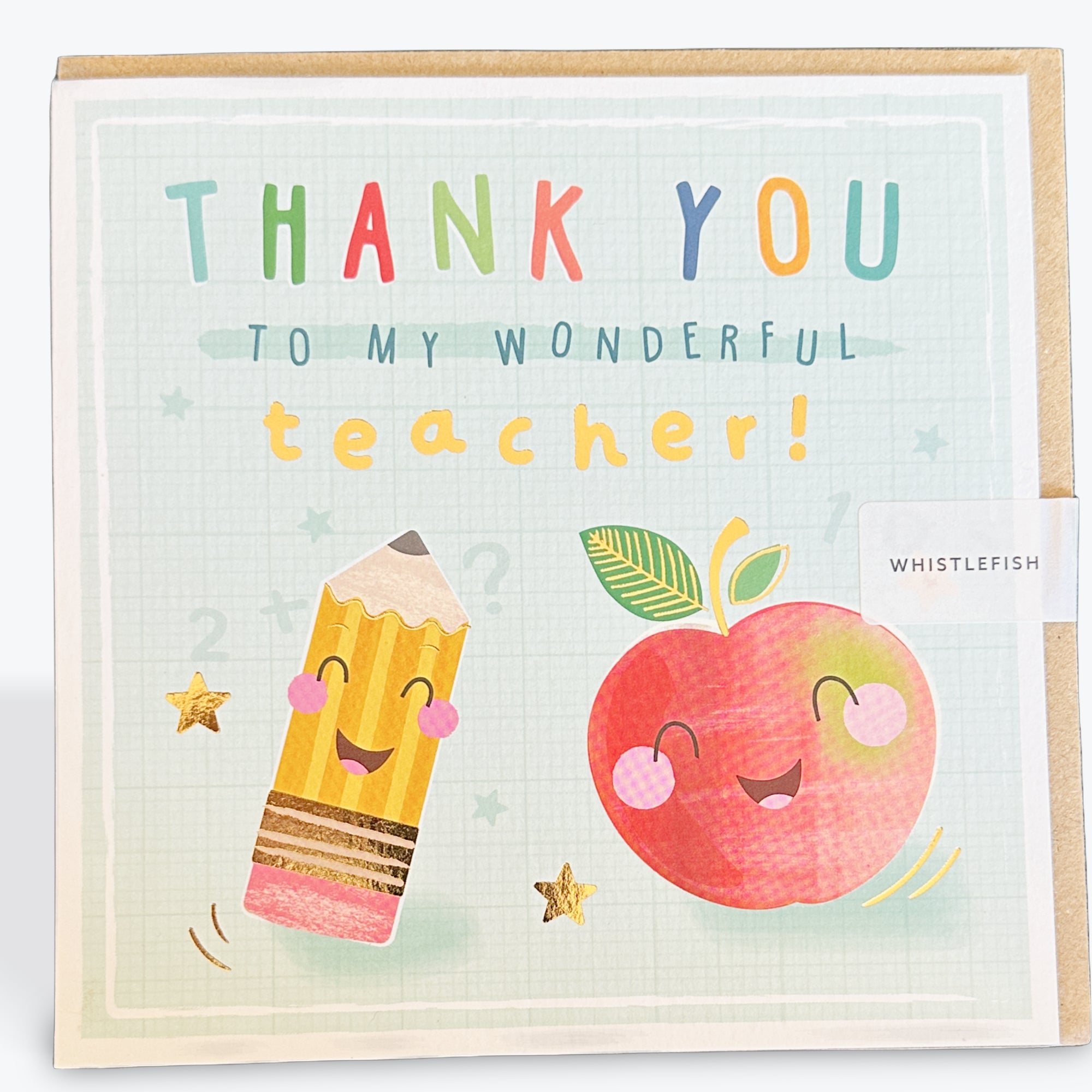 Thank You To My Wonderful Teacher - Card