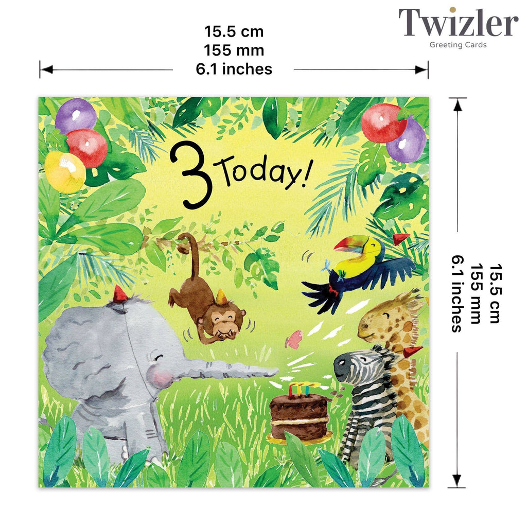 Age 3 Birthday Card