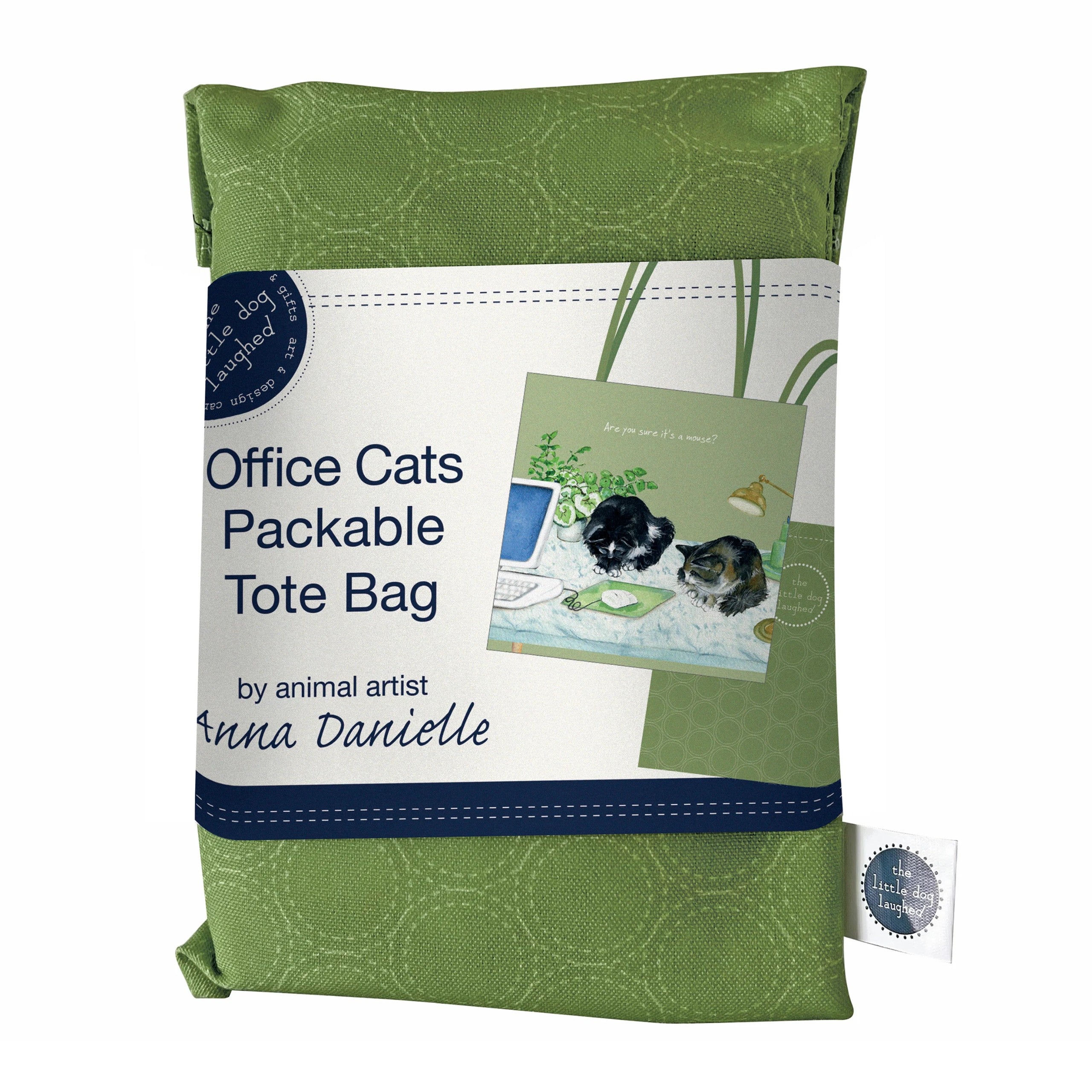 Packable Tote - Office Cats