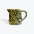 Green Stoneware Oak Leaf Jug Medium