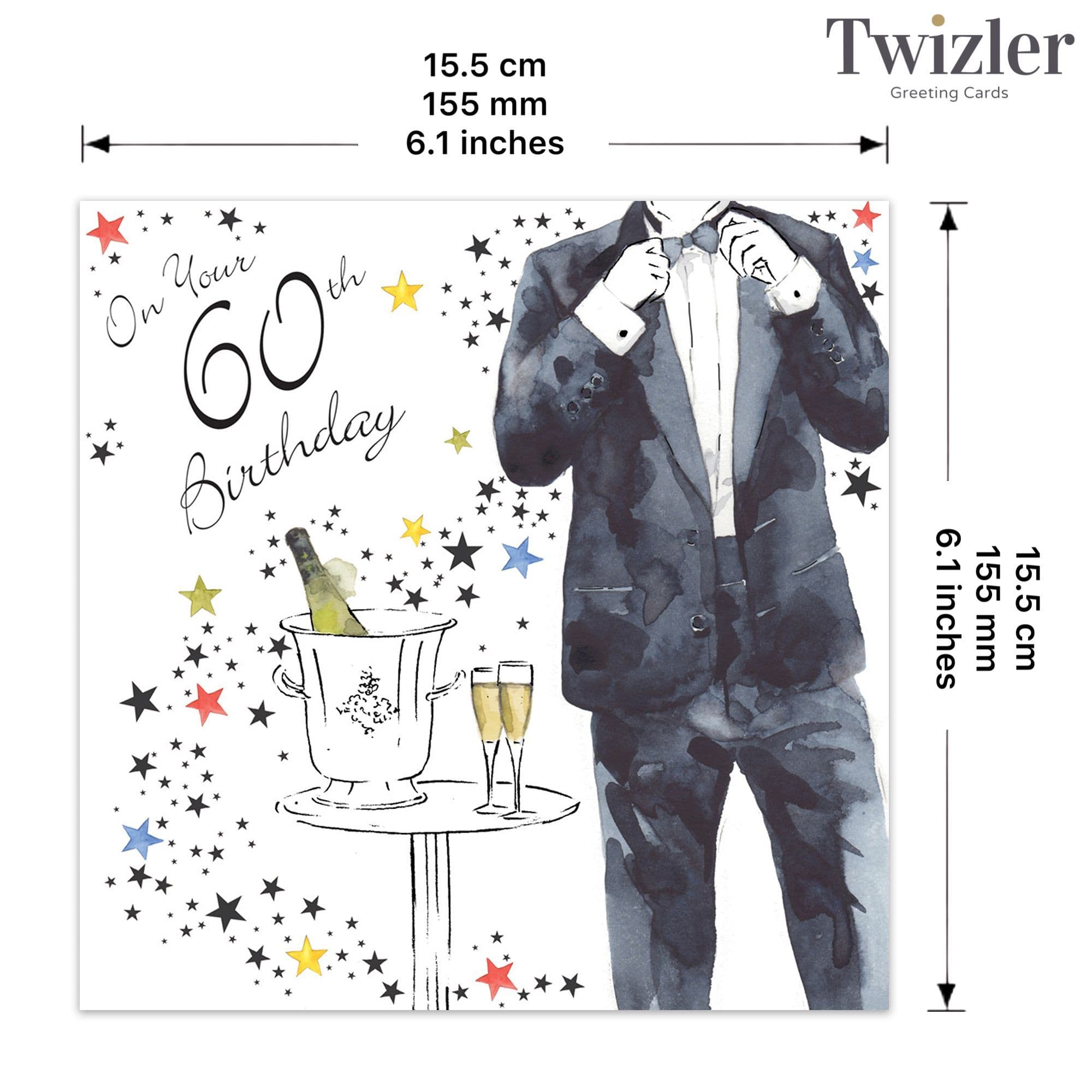 60th Birthday Card For Him
