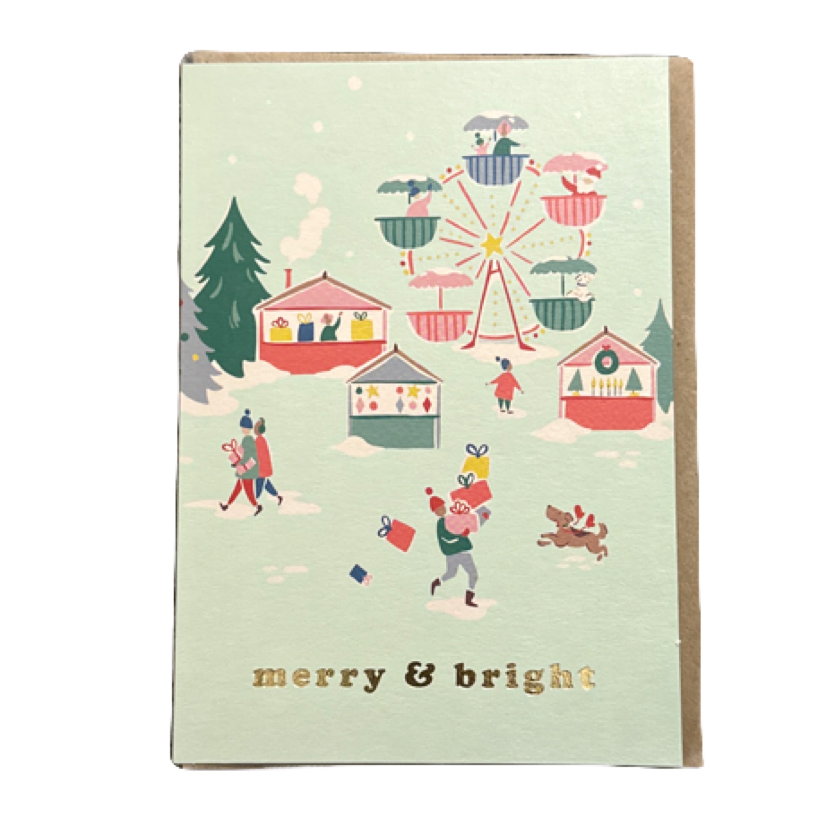 Merry and Bright Christmas Card