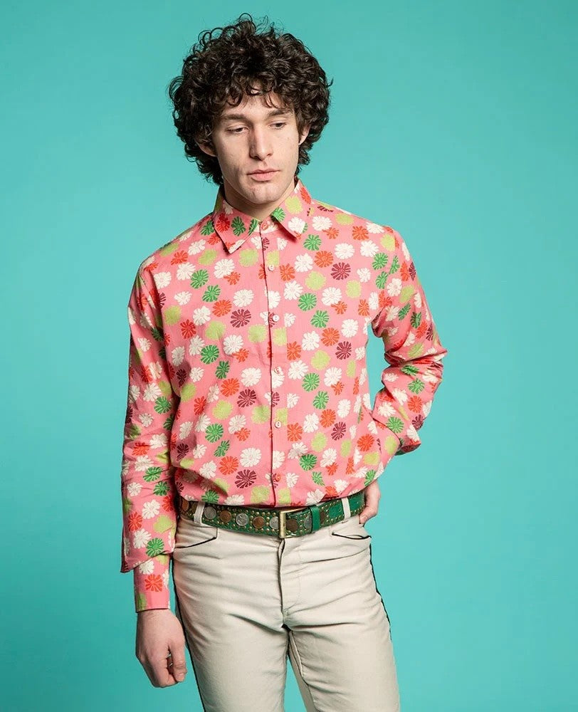 Les Touristes Shirt (size 1) - Burmese Coral
