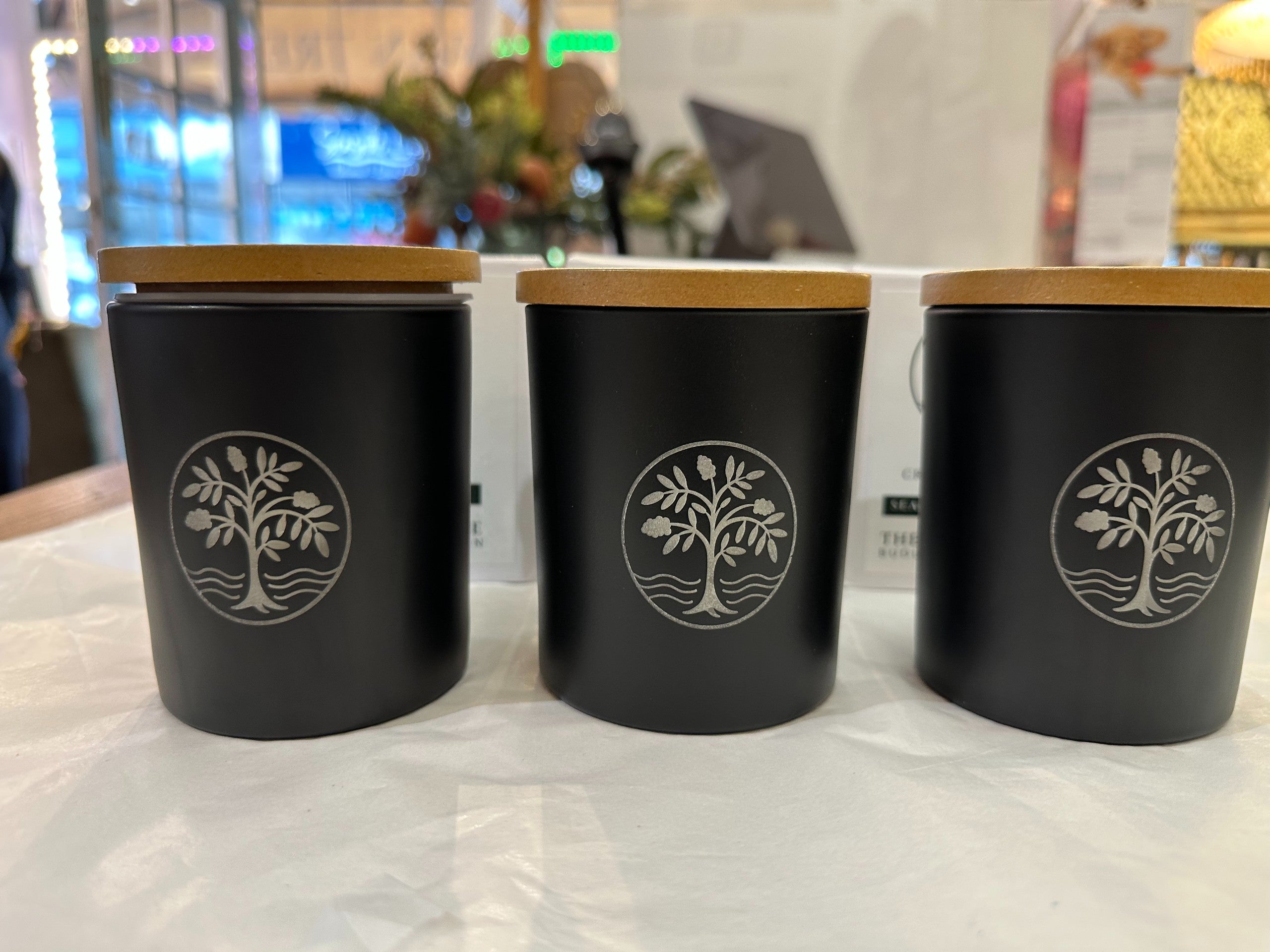 Rowan Tree Double Wick Candle - Midnight Collection (Black)