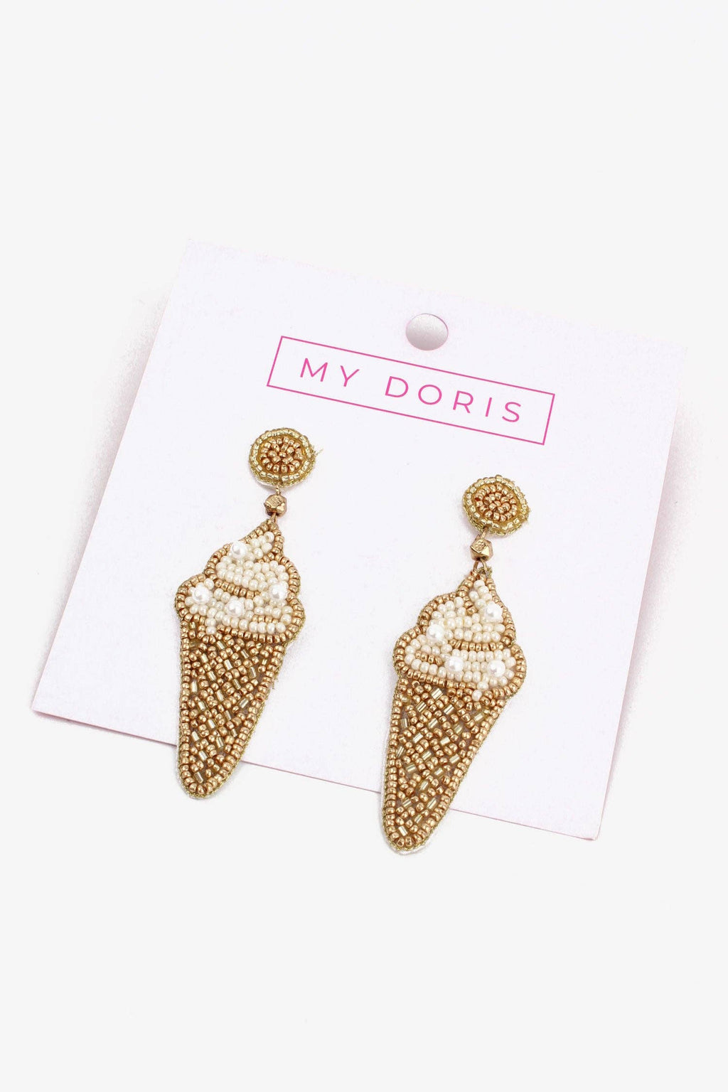 PEARL ICE CREAM EARRINGS