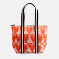 Pink / Orange Linked Hearts Overnight Bag