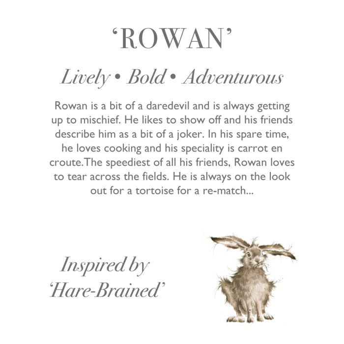 Wrendale Designs Rowan the Hare Plush Soft Toy