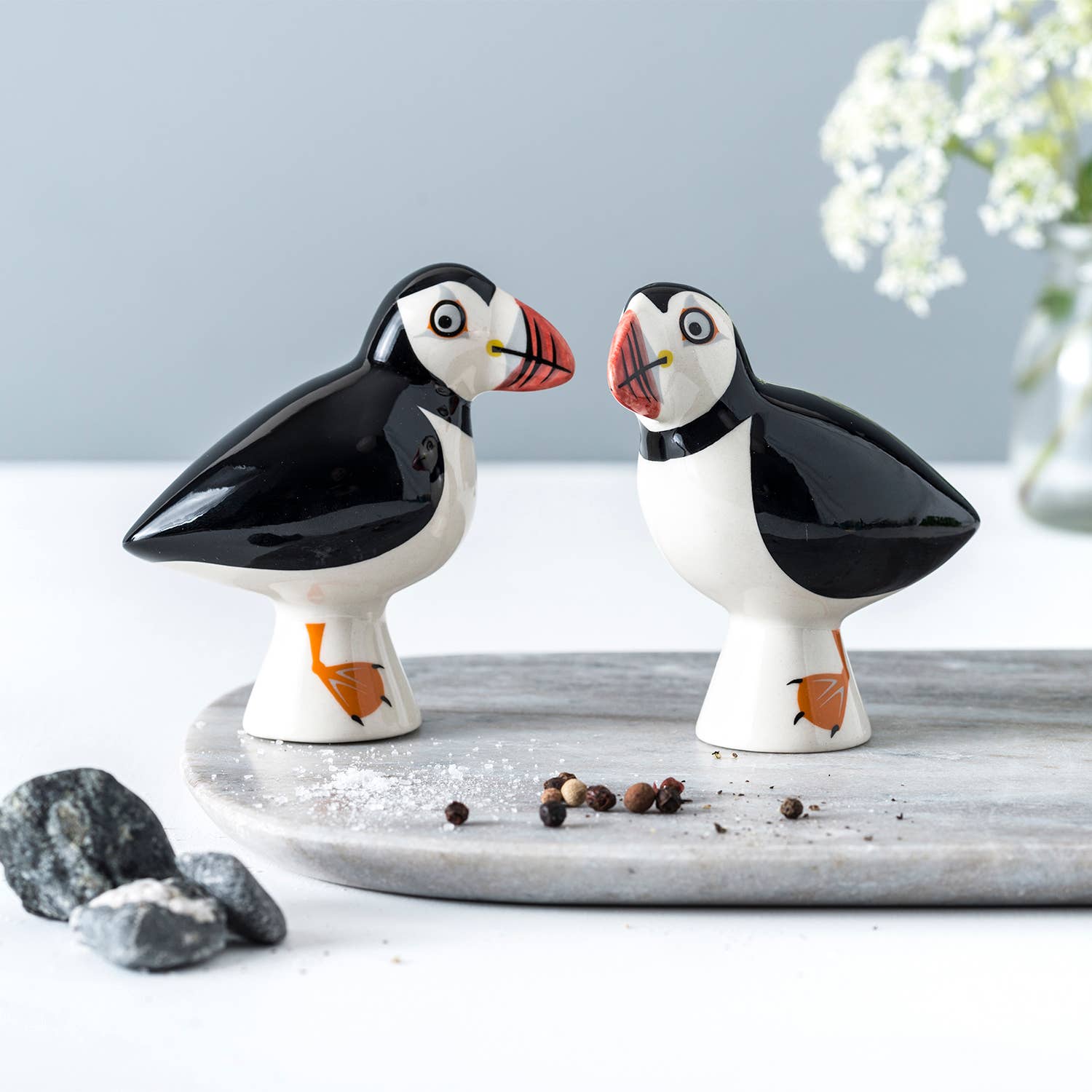 Puffin Salt and Pepper Shakers | Hannah Turner