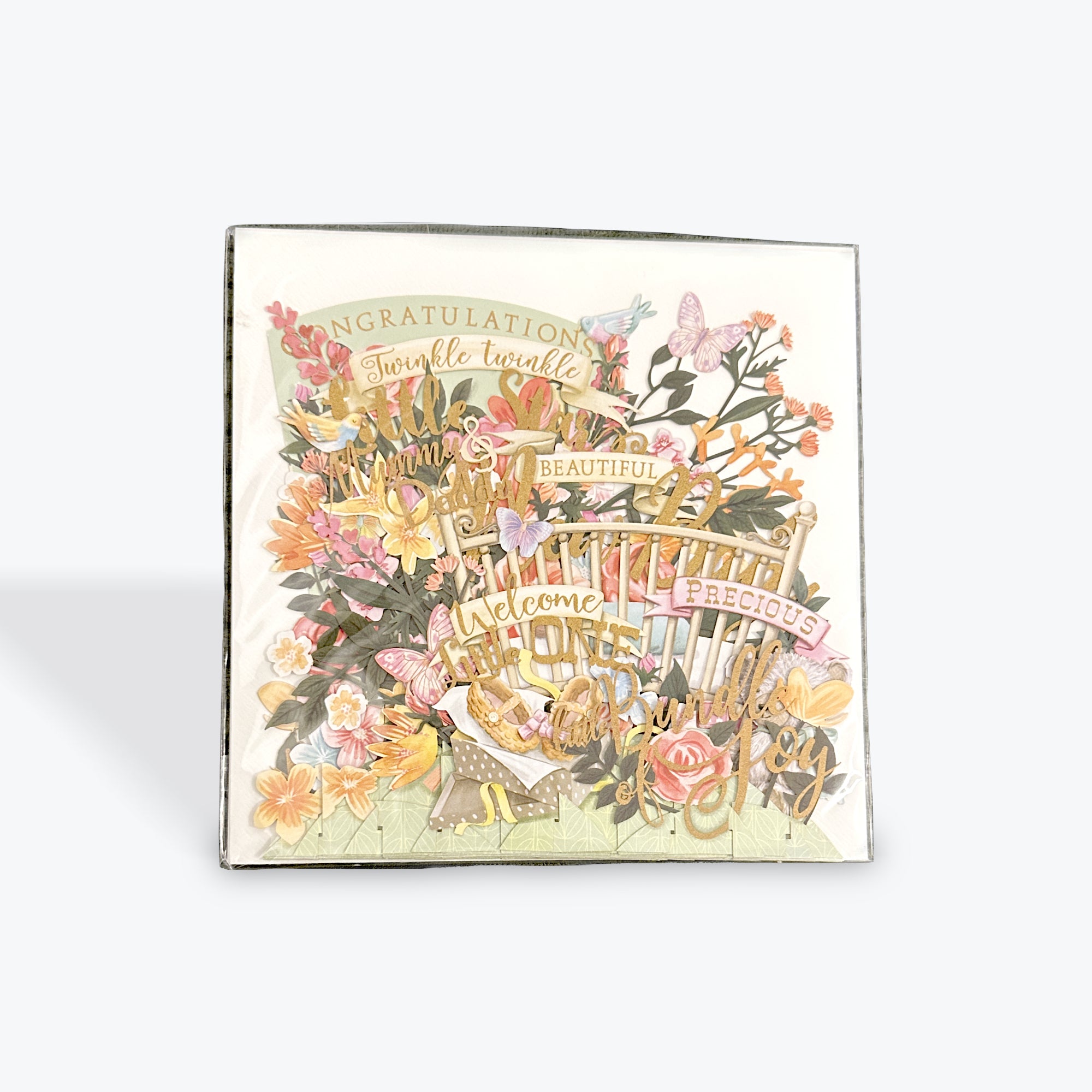 3D Pop Up Baby Congratulation’s Card