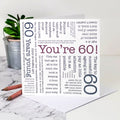 60th Birthday You're 60 Card