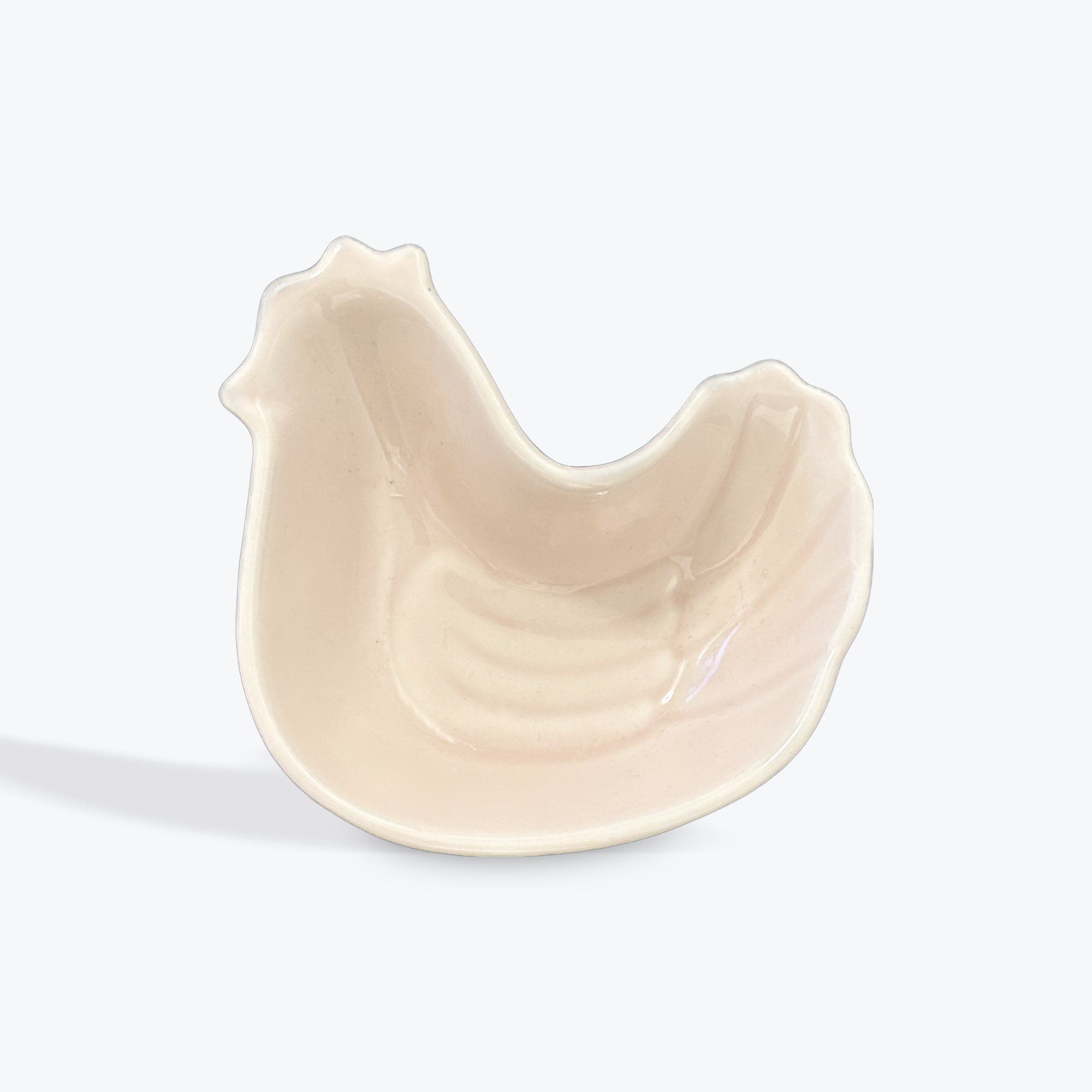 Pale Pink Hen Trinket Tray