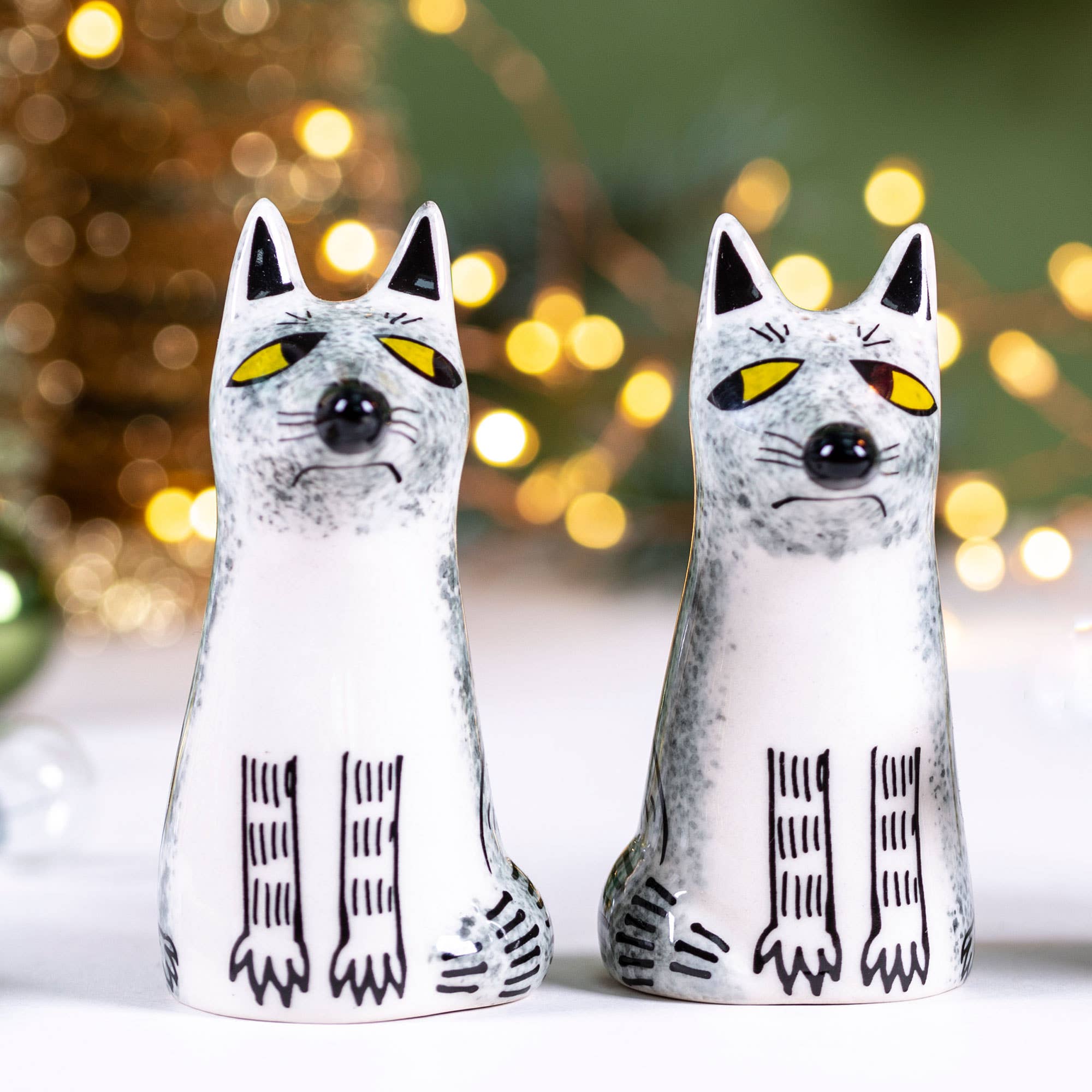 Wolf Salt and Pepper Shakers | Hannah Turner