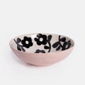 Caroline Gardner Mono Floral Stoneware Bowl