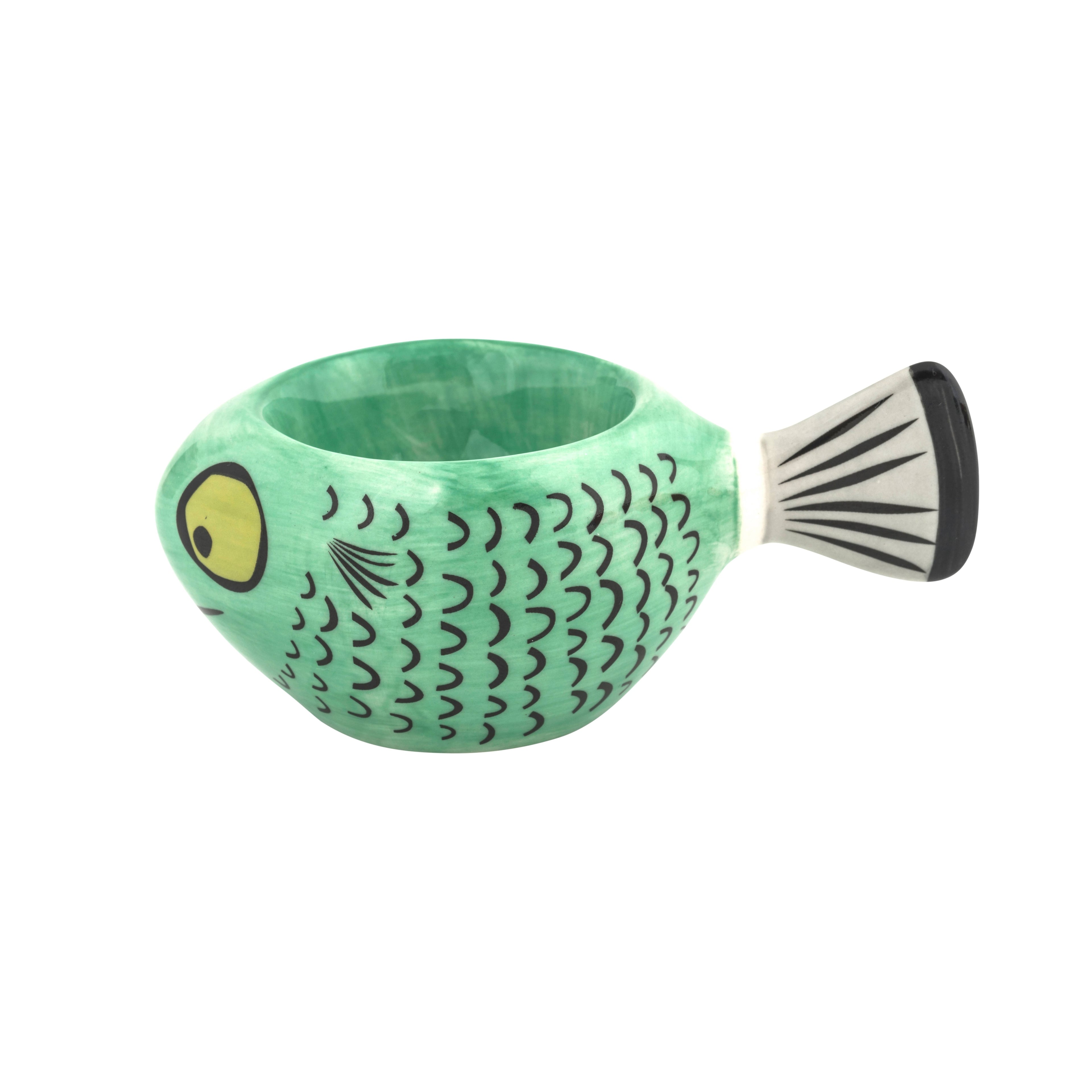 Green Fish Egg Cup | Hannah Turner