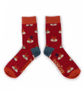 Powder Foxy Men's Ankle Socks in Fuchsia