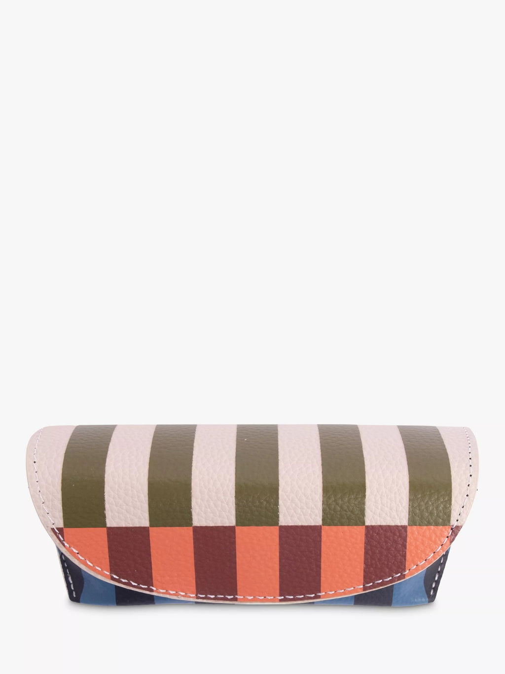 Multi Stripe Flap Glasses Case - Caroline Gardner