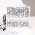 New Baby Card with Funny Quotes for Parents