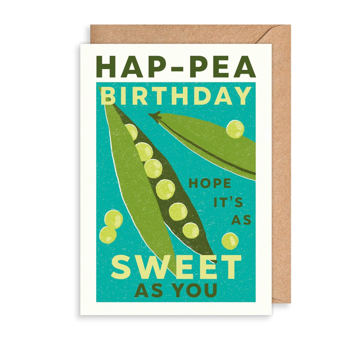 Planted Hap-Pea Birthday Card