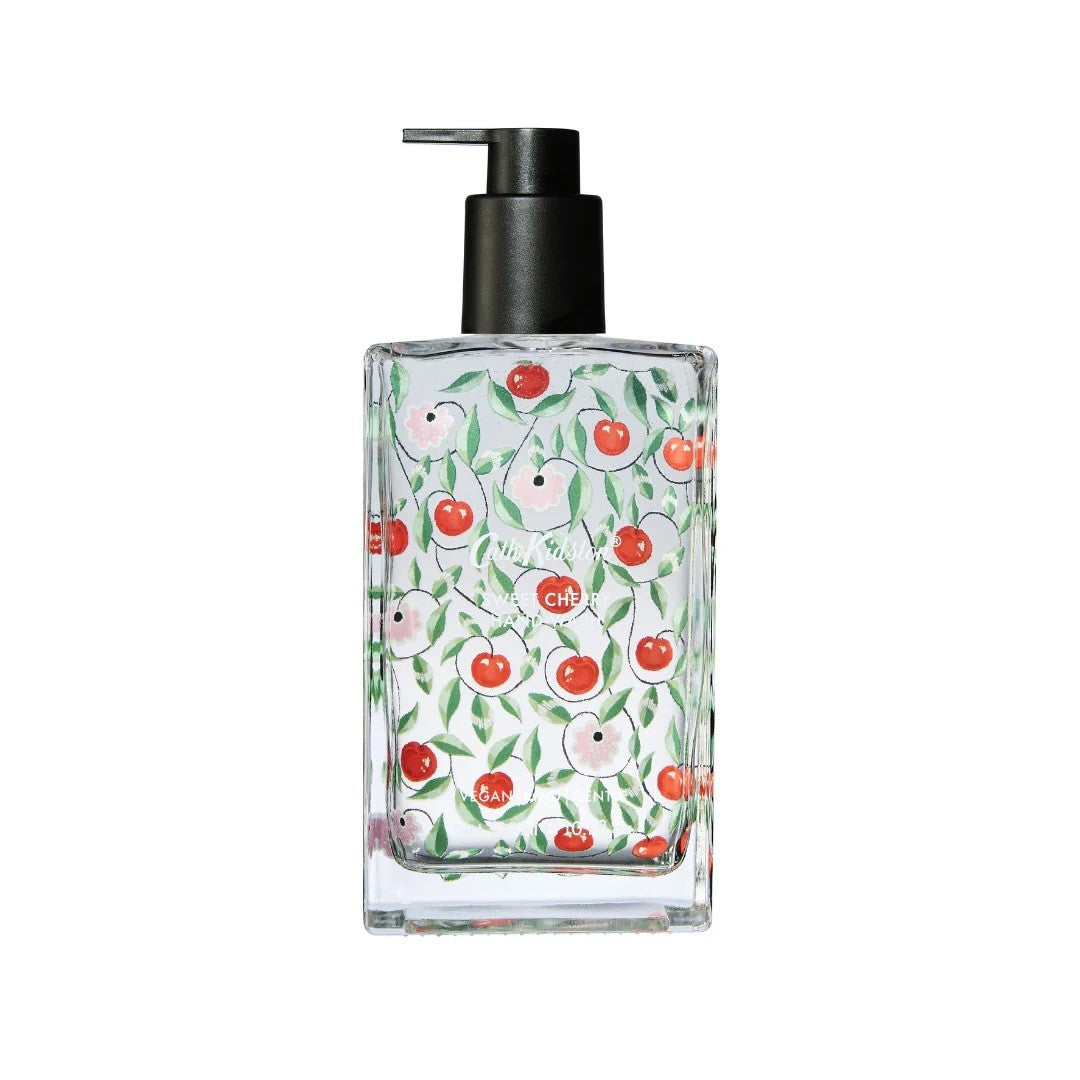 Cath Kidston Sweet Cherry Hand Wash 300ml in Glass