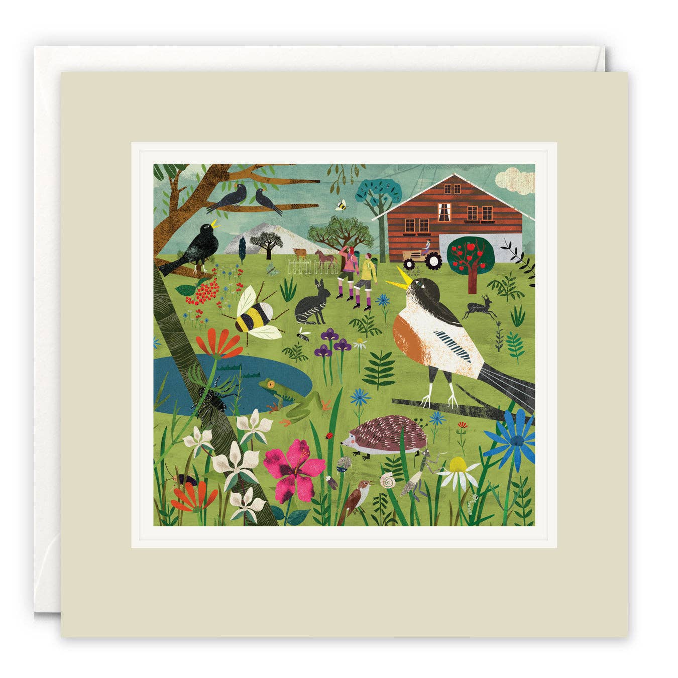 The Garden Blank Art Card - Paintworks