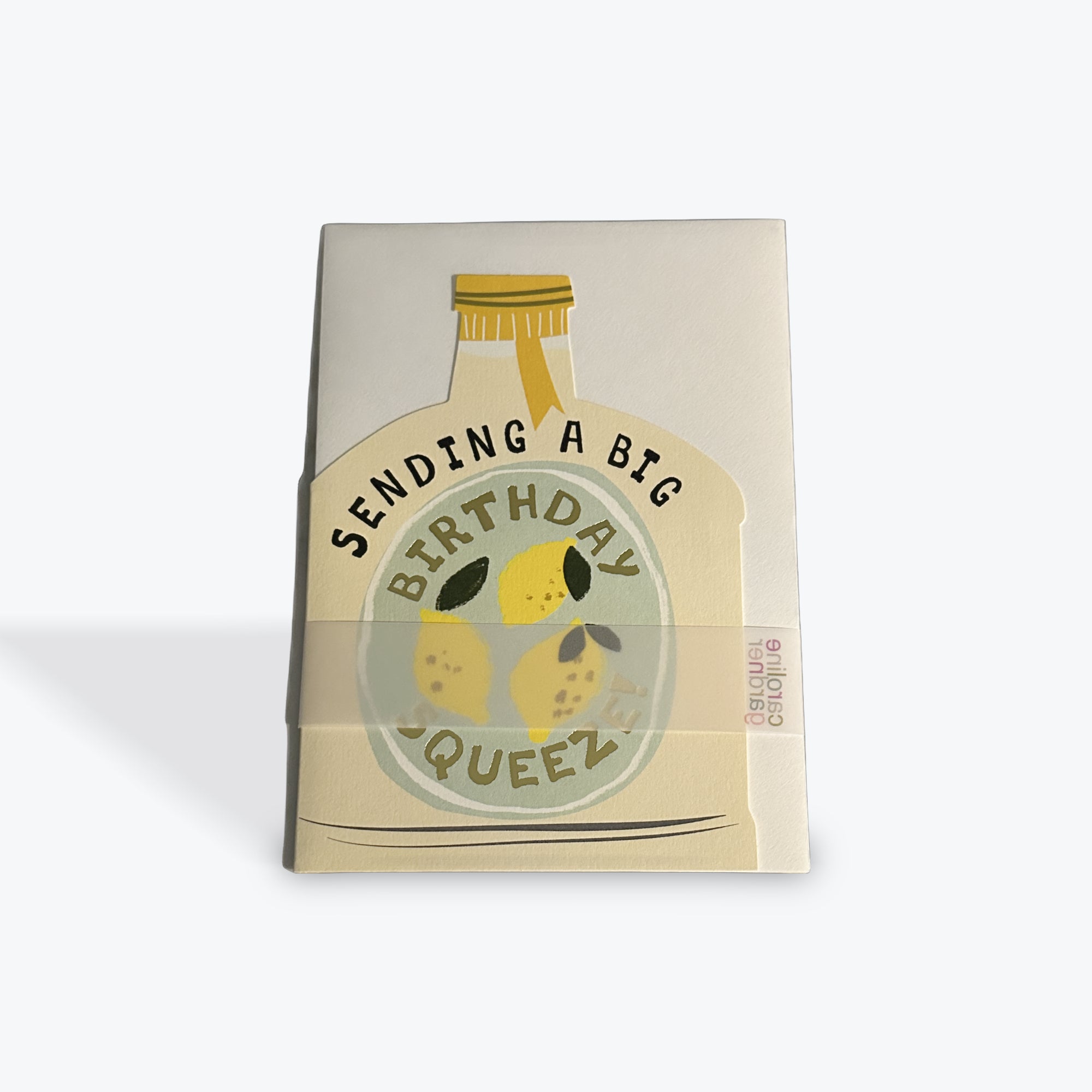 Sending A Big Birthday Squeeze Bottle With Lemons card
