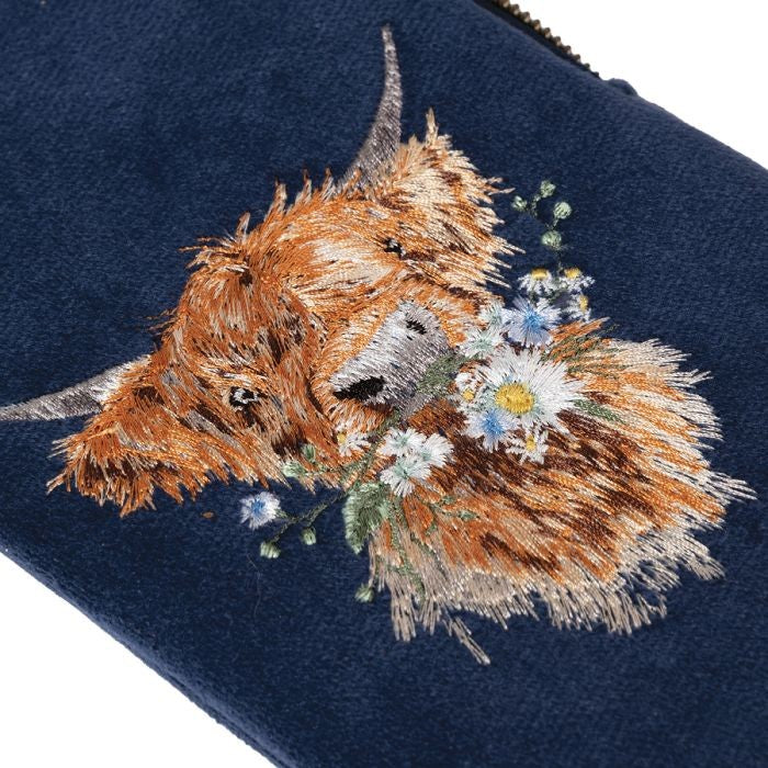 Glasses Pouch - Highland Cow (Wrendale)