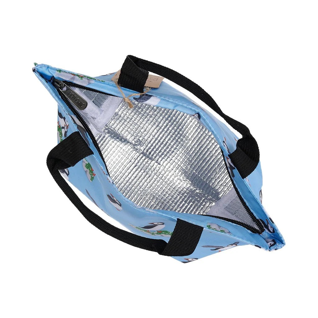 Foldable Lightweight Lunch bag - Multi Puffin