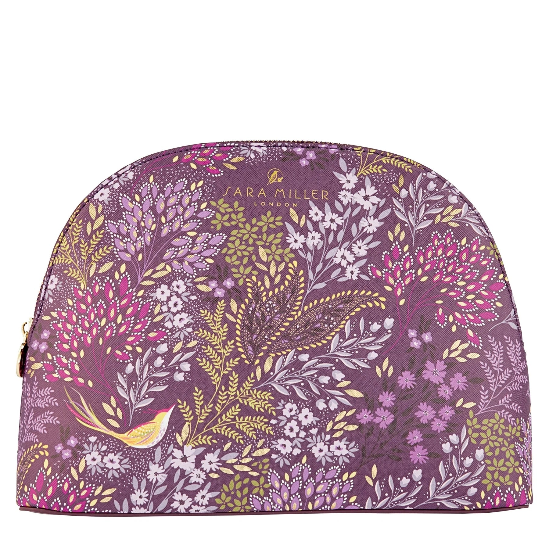 Sara Miller Haveli Garden Large Purple Cosmetic Bag
