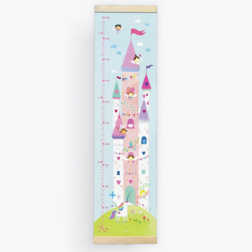Fairy Castle - Canvas and Wood Height Chart