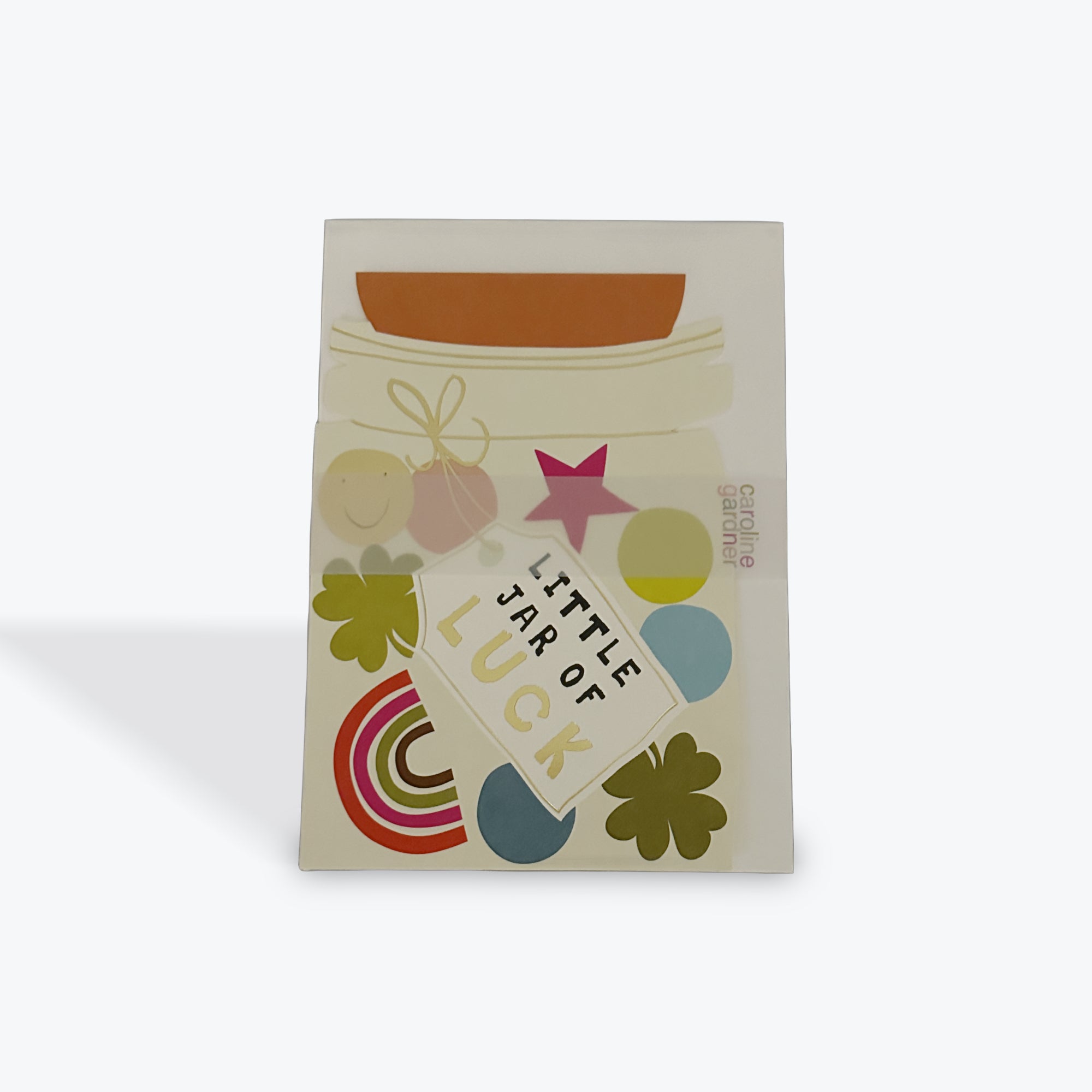 Little Jar of Luck with Tag card