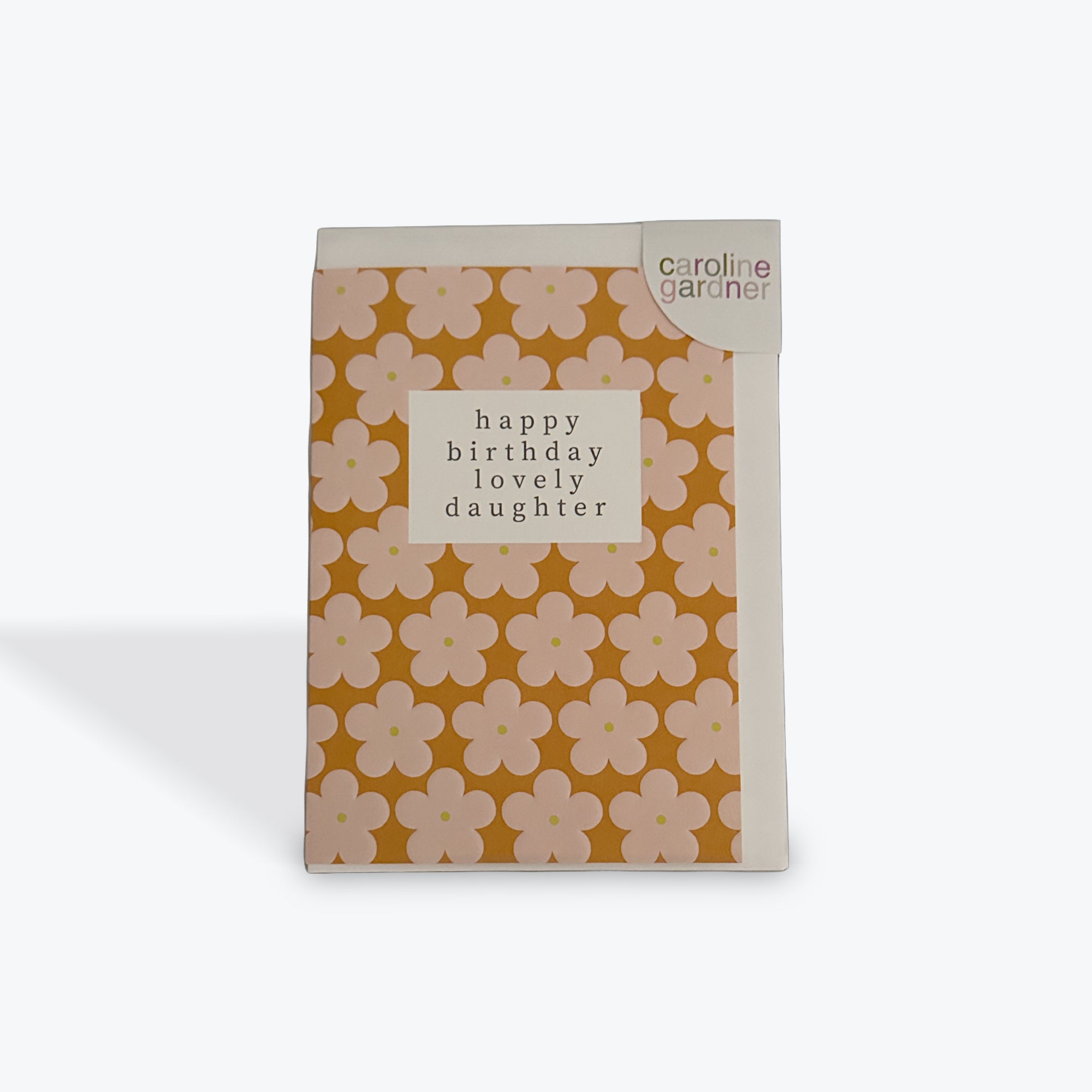 Happy Birthday Lovely Daughter Flower Rows card