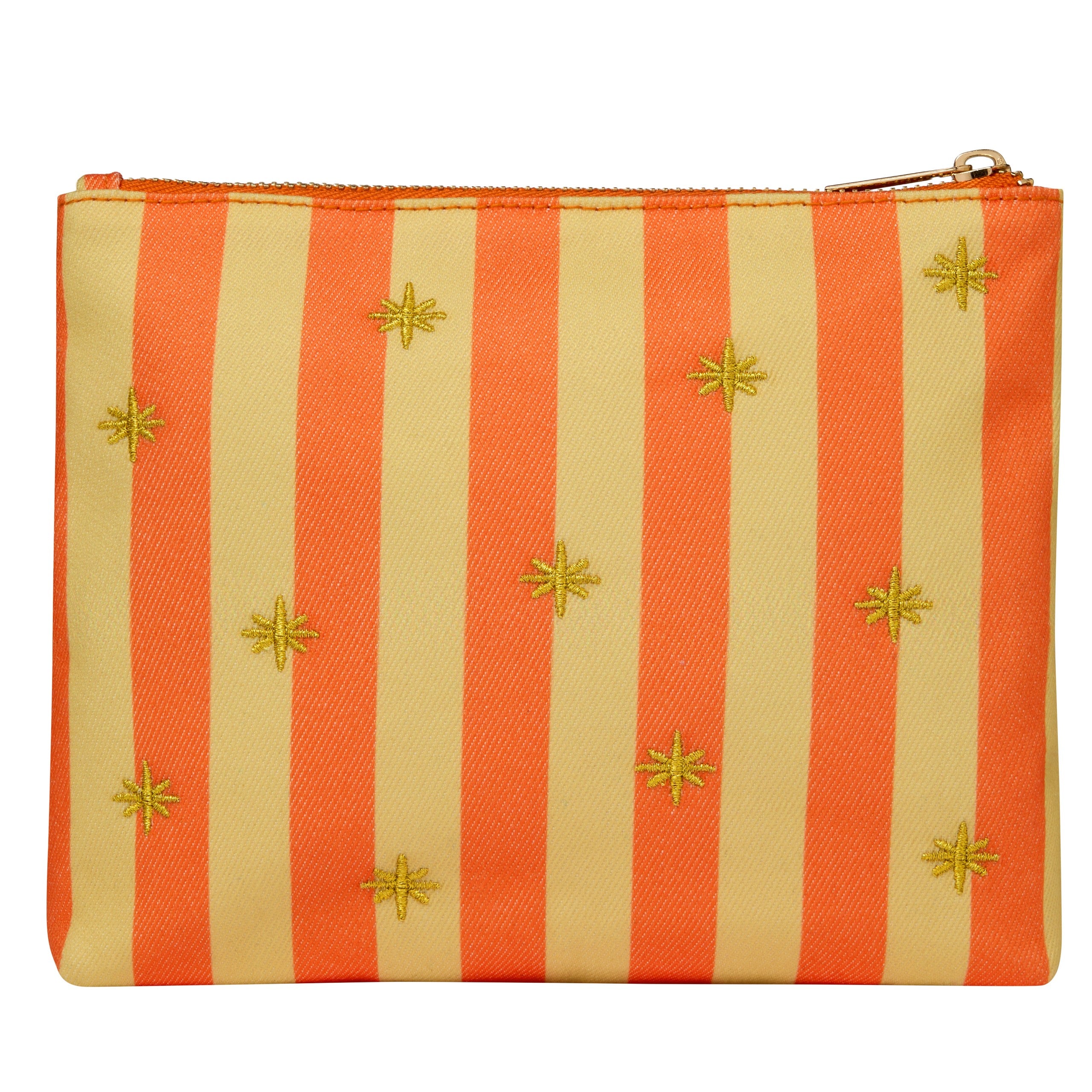 Bronnley Lemon and Stripe Canvas Zip Purse and Body Lotion 75ml