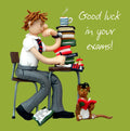 Good luck in your exams (desk) - Card