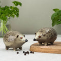 Hedgehog Salt and Pepper Shakers by Hannah Turner