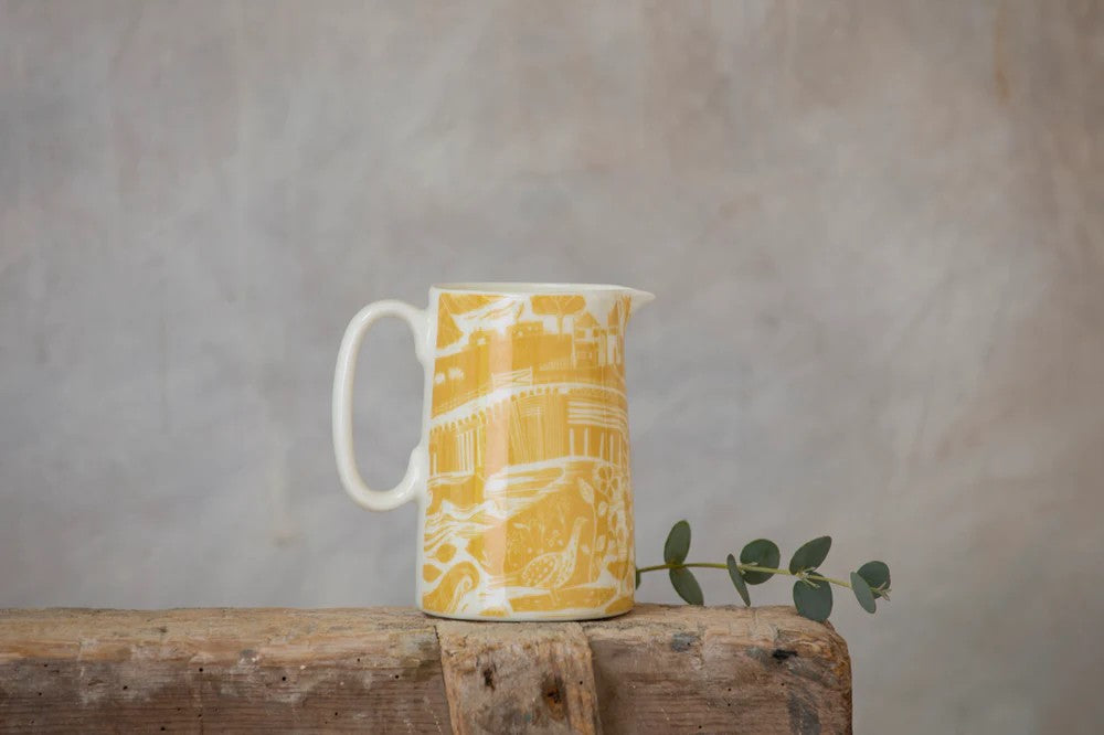 Sam Wilson Through The Fields Ochre Small Jug