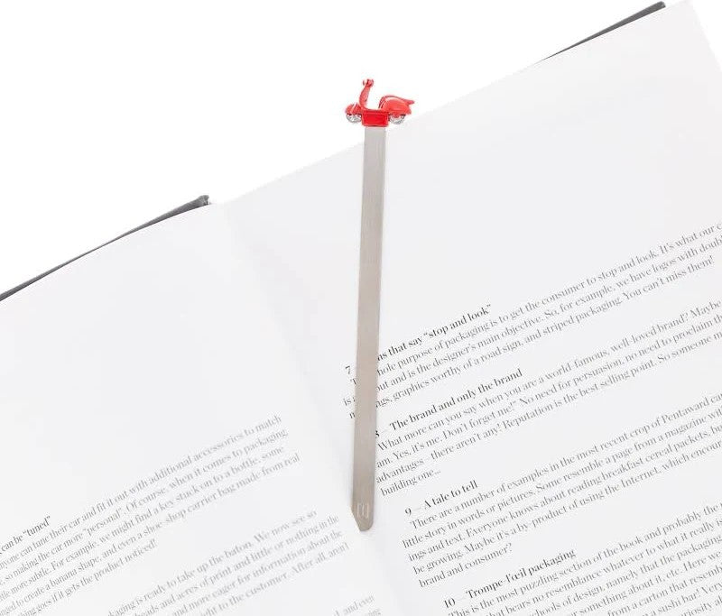Red Scooter Bookmark